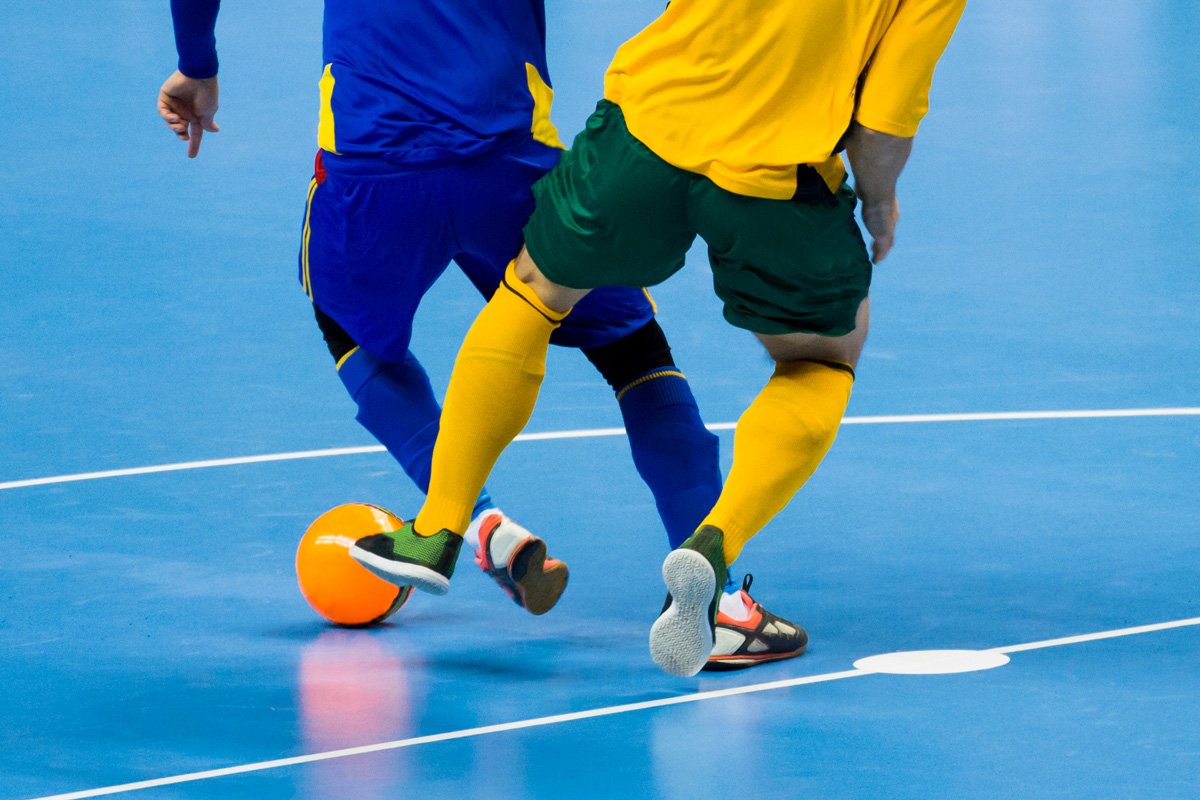 People playing Futsal